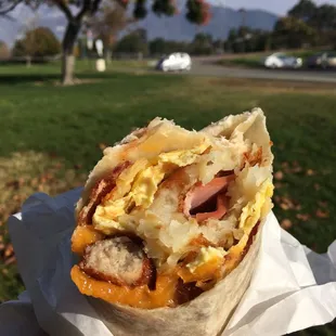 The Works Breakfast Burrito