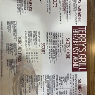 Menu as of Aug. 25, 2024.