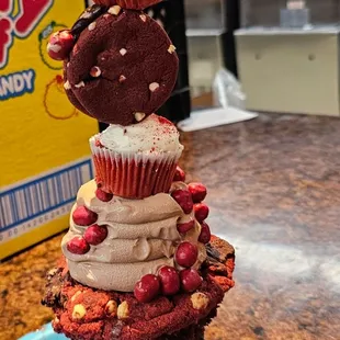 The red velvet Crazy Shake
