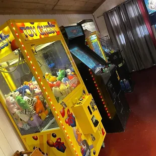 The arcade area