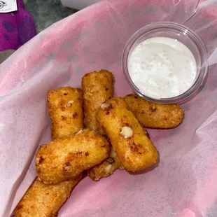 Mac and cheese bites (Um, YES)