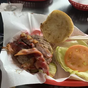 half pound PLI burger