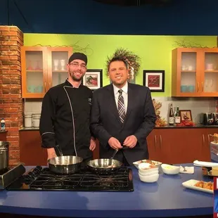 Chef TJ with Jay Towers