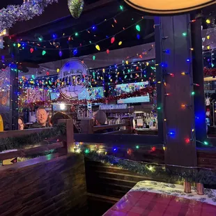 the interior of the restaurant