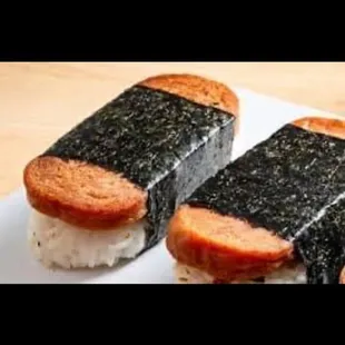 Fresh to order spam musubi!!