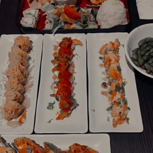 sushi, sushi and sashimi, food, sashimi