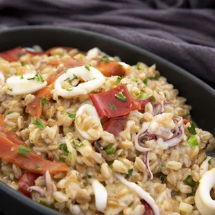 paella, food