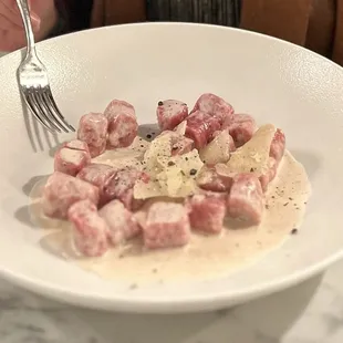 Beet Gnocchi