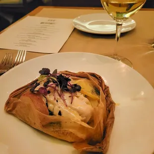 Red snapper en papillote (SF Restaurant Week)