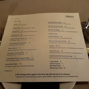 Menu - 7/28/24.