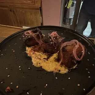Burnt ends appetizer