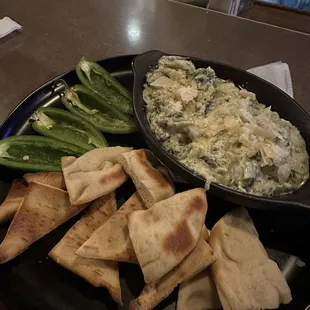 Spinach and artichoke dip