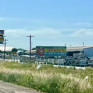 Storefront if you're headed east on I-20. Teskey's - The Best in the West!