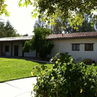 The main house, built in the 1930s by Western film star Harry Carey.
