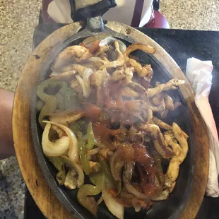 Chicken fajita special!