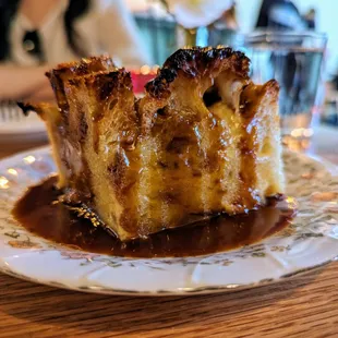 Caramel Bread Pudding. $15.