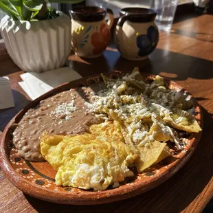 Traditional Green Chilaquiles plate. Good but go for red, better :)