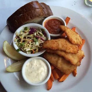 Panko Breaded Lake Perch or Tempura Battered Tilapia