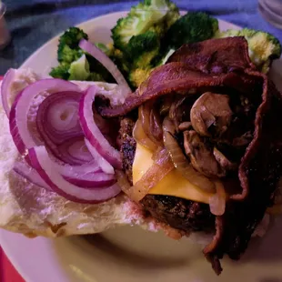 a plate of food on a table