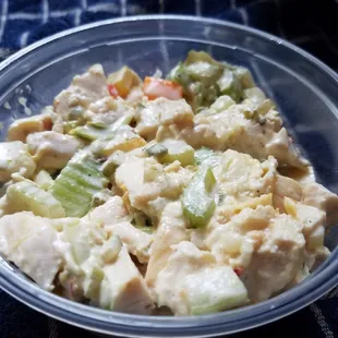 Free chicken salad this week.