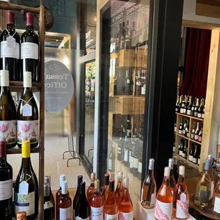 Reds whites and roses, as well as whiskey / cocktail mixes