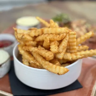 Old Bay Crinkle Cut Fries