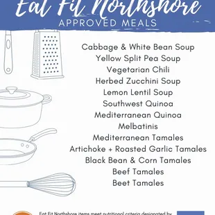 Eat Fit approved menu options at Tessier Gourmet. The Eat Fit seal indicates the healthiest options | OchsnerEatFit.com