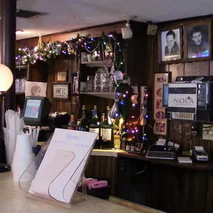 Bar area.