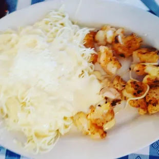 Grilled Shrimp Alfredo