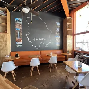 interior, sushi and sashimi