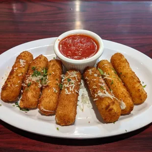 a plate of appetizers