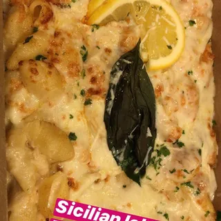 Sicilian Lobster Macaroni and Cheese