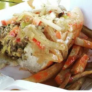 Hotdog culiacan is like a philly cheesesteak