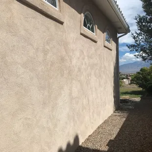 South wall gets the most sun exposure. Now it looks perfect.