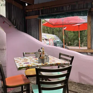 outside, sushi and sashimi