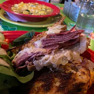 Ruben with Niman Ranch smoked pastrami.