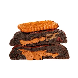a stack of cookies