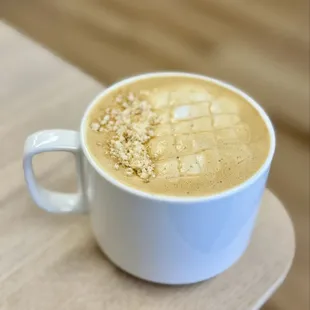 Toffee Butter Hot Latte - Winter Menu Drink