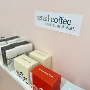 Retail goodies available!