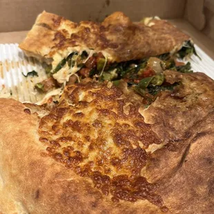 large veggie stromboli- enough for a family!