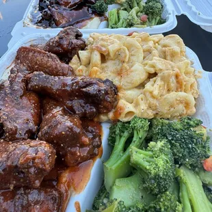 Sweet Chili Wings Plate