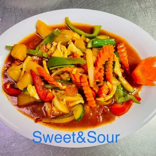 sweet and sour vegetable dish