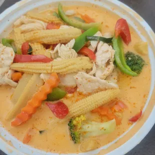 Chicken panang curry