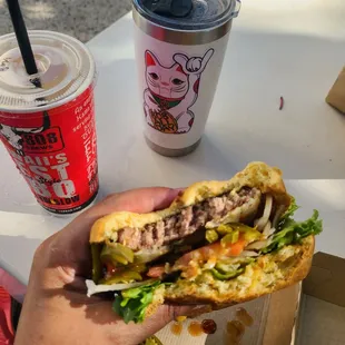 Jalapeños burger