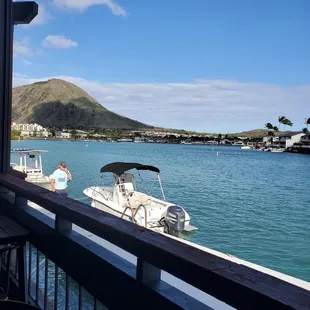 View from our table.