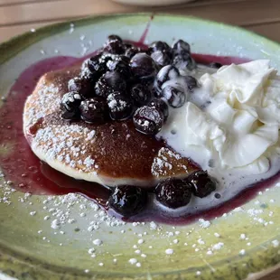 Blueberry pancake