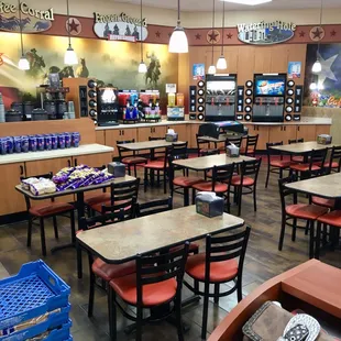 Dining room and drink station