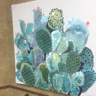 Cactus painting
