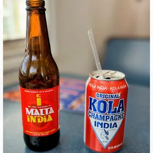 Refreshing Malta and Kola Champagne from Cervecería India, Mayaguez Puerto Rico.