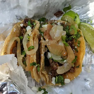 Carne asada tacos